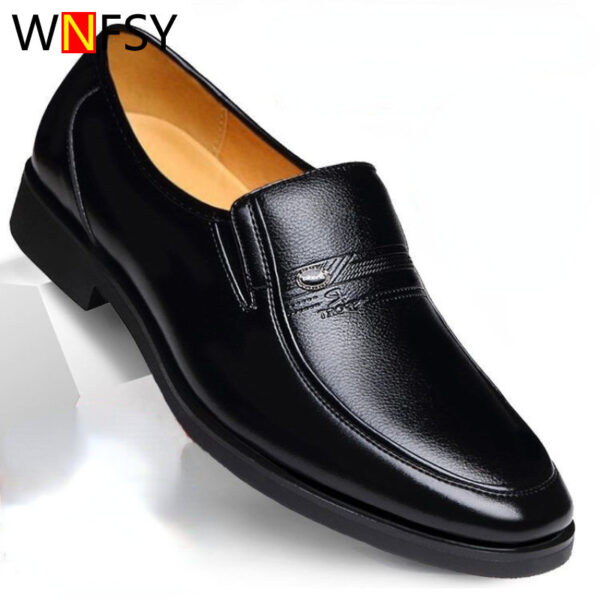 Sapatos masculino Mocassim, De Luxo, Deslizamento Respirável, Preto Plus Size 38-44