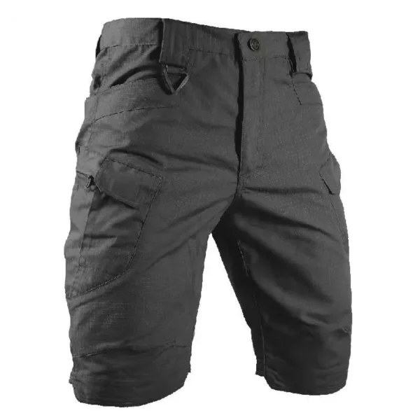 Bermudas masculina de camuflagem, militar tático, multi bolsos, shorts cargo, masculino respirável, secagem rápida, calças curtas de caminhada, verão - Image 7