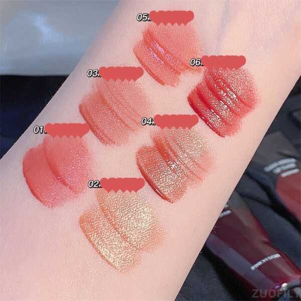 Batom Espelho Água Lip Gloss Tubo De Cubo De Gelo Preto Hidratante De Longa Duração, Plump Up Lips. - Image 8