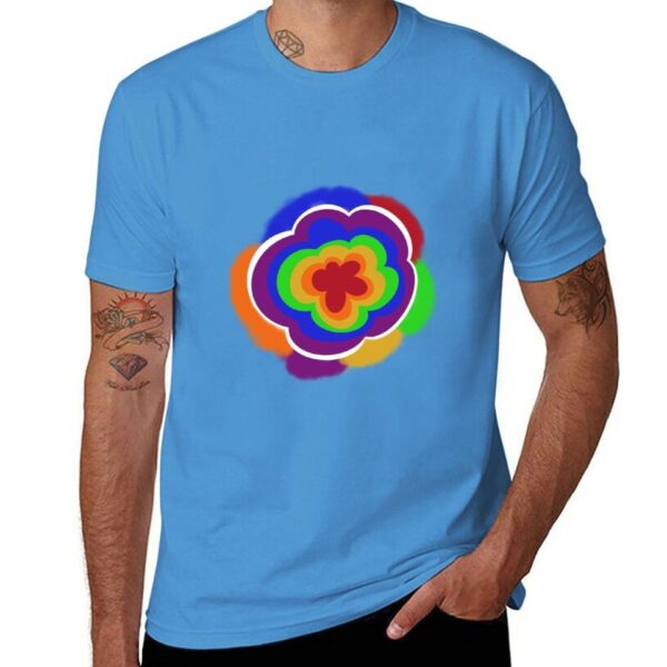Camisetas masculina LGBTQ manga curta, flor do orgulho, camisas de gato - Image 12
