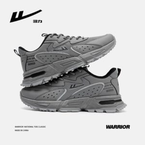 Tênis masculino de corrida casual Warrior, confortável, antiderrapante, absorção de choque, leve, tênis esportivos masculinos