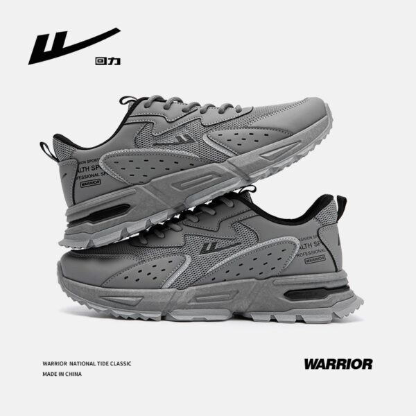 Tênis masculino de corrida casual Warrior, confortável, antiderrapante, absorção de choque, leve, tênis esportivos masculinos
