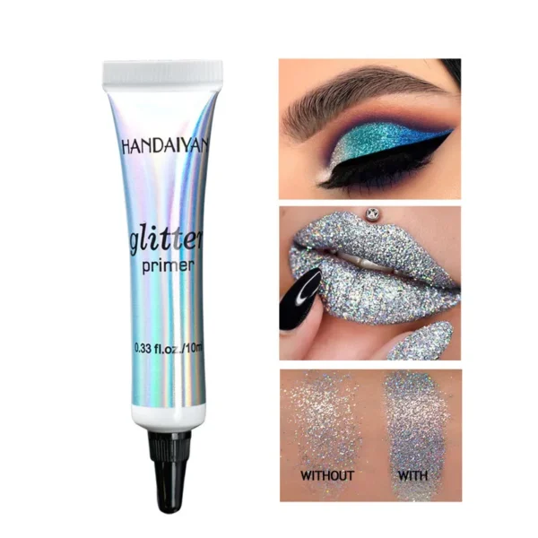 Sombras, creme, durável, primer Matte Base Long Lasting Color Glitter Eyeshadow Glue Cream Enhance Durable Eye Maquiagem, beleza. - Image 4