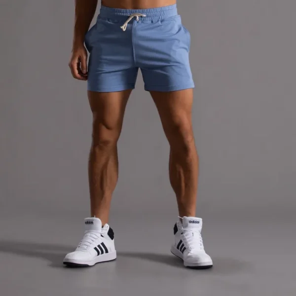 Shorts masculino esportivos, correndo jogger, ginásio calções de fitness solto secagem rápida respirável, basquete badminton treinamento calças 4xl - Image 8