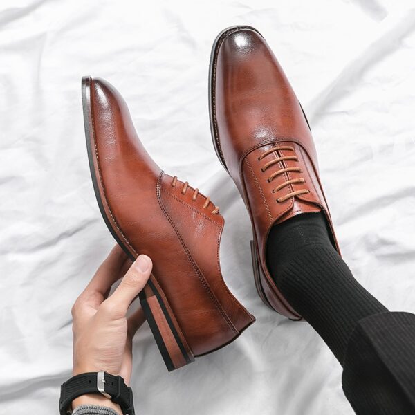 Sapatos masculino couro, casual, alta qualidade, moda masculina, luxo - Image 7