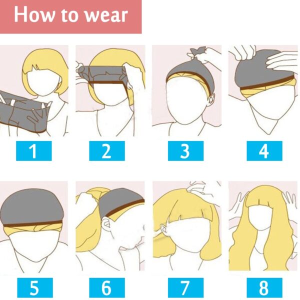 Perucas de cabelo sintético, LGBTQ, Allaosify, cosplay lolita feminino acessórios de cabelo longo encaracolado onda rosa azul anime cosplay. - Image 15