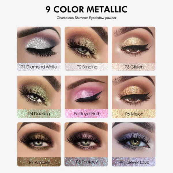 Sombras em pó, glitter, Imagic, pó glitter, maquiagem, destaque, brilho, diamante, cosméticos de beleza - Image 8