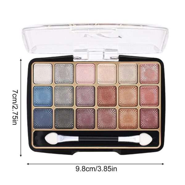 Sombra para olhos, Paleta de maquiagem matte, duradoura, perolada, impermeável - Image 5