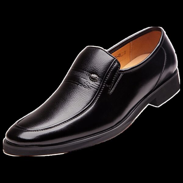 Sapatos masculino Mocassim, De Luxo, Deslizamento Respirável, Preto Plus Size 38-44 - Image 6