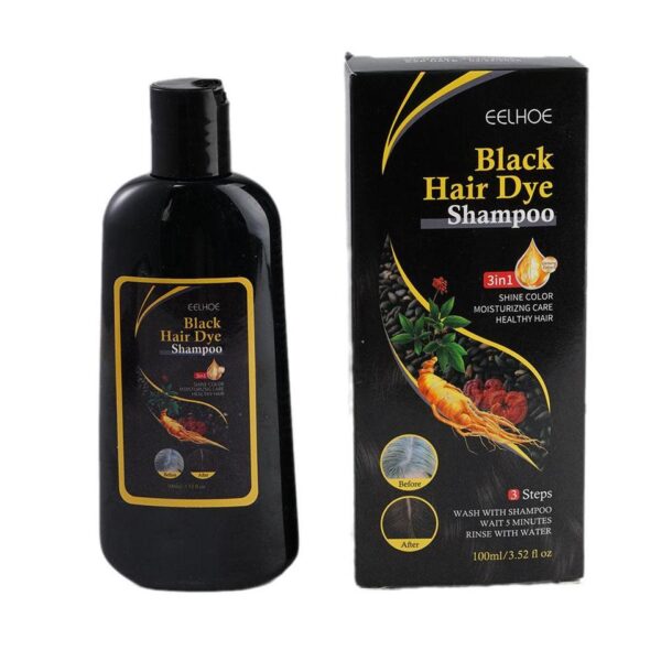 Shampoo unissex, branco para preto, instantâneo cabelo, cor shampoo reparação cabelo cinza botânico essência extrato, l5x2 - Image 5