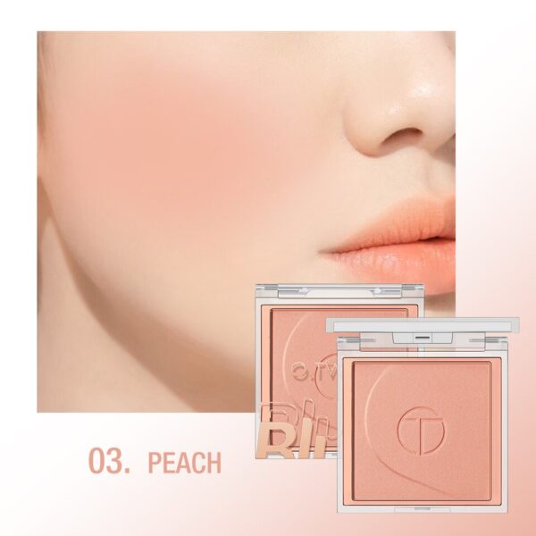Blush Pó-O.TW O.O-Paleta Matte, Brilho Natural, Misturas de Longa Duração, Rosa Pêssego, Face Cheek,  6 Cores - Image 7