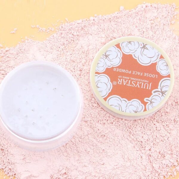 Pó facial mineral translúcido, Loose Powder Setting, Shrink Pore Impermeável Matte Finish Maquiagem Cosméticos Long-Last Oil Control - Image 4