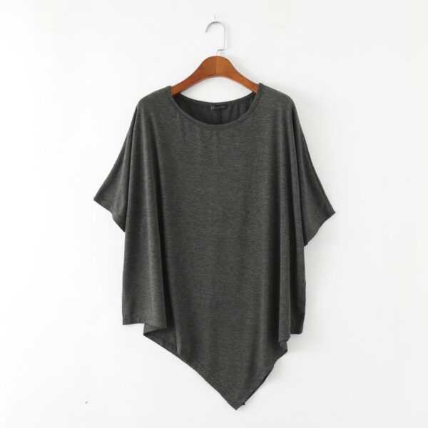 Camisetas feminina grande, CGC-solta, manga curta de taco, blusa Harajuku, moda coreana simples, Y2K, verão, 2023 - Image 5
