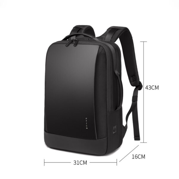 Mochila impermeável de luxo para, 15,6 mochilas para laptop, USB Travel Bag, Mochila grande multifunções, moda. - Image 5