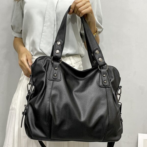 Bolsas feminina grande capacidade, Hobo, sacos de ombro grande stylsih tote, de couro macio hobos, shopper saco - Image 9