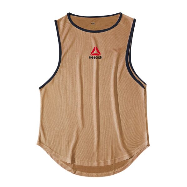 Camisetas masculina regata de ginástica sem mangas, treino, musculação, fitness, impressão de marca, roupas esportivas de praia, coletes musculares, novo, 2023 - Image 3