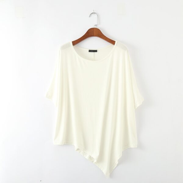 Camisetas feminina grande, CGC-solta, manga curta de taco, blusa Harajuku, moda coreana simples, Y2K, verão, 2023 - Image 8
