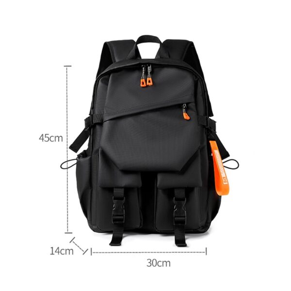 Mochilas unissex de alta qualidade luxo, 15.6 portátil, mochila de alta capacidade à prova d água, bolsa de viagem, moda escola - Image 2
