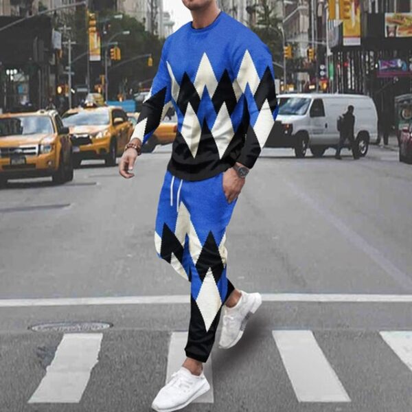 Calças de moletom + blusa manga comprida, vintage, Moletom extragrande, Roupas masculinas, Outono, Streetwear, conjunto 2 peças, 2023 - Image 18