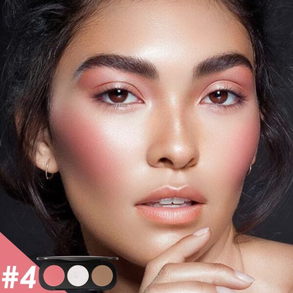Blush pigmento, Focallure-Paleta De Péssego Maquiagem, Nutrição Mineral, Tonalidade De Bochecha, Contorno De Rosto, Blush Em Pó, Creme, 5 Cores - Image 11