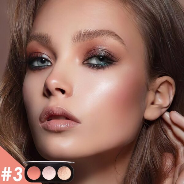 Blush pigmento, Focallure-Paleta De Péssego Maquiagem, Nutrição Mineral, Tonalidade De Bochecha, Contorno De Rosto, Blush Em Pó, Creme, 5 Cores - Image 10