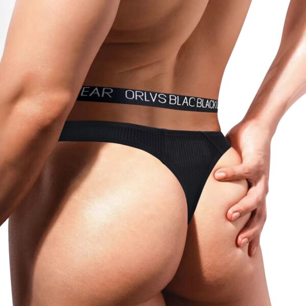 Cuecas masculina Jockstrap Gay, tanga sexy, roupa interior biquini tangas e g cordas sissy - Image 5