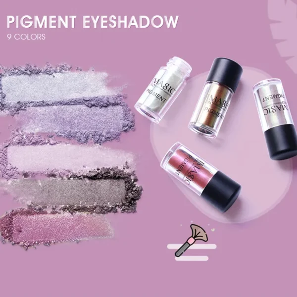 Sombras em pó, glitter, Imagic, pó glitter, maquiagem, destaque, brilho, diamante, cosméticos de beleza - Image 3