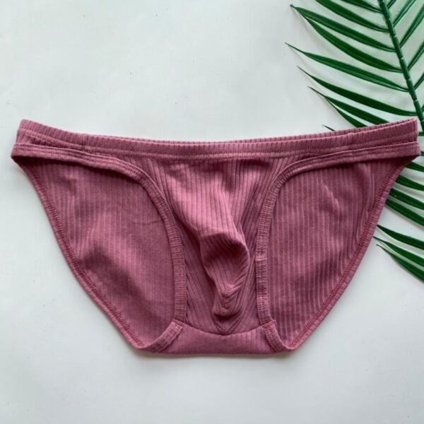 Cuecas masculina LGBTQ, cintura baixa respirável, algodão macio, G-String Underwear, tanga masculina, sólida, bolsa - Image 8