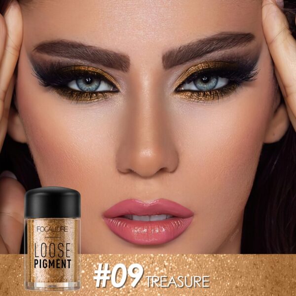 Sombra líquida, Focallure, Glitter, sombra, brilho, diamante, iluminar, pigmento, maquiagem, 18 cores - Image 19