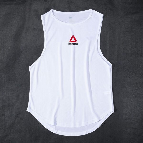 Camisetas masculina regata de ginástica sem mangas, treino, musculação, fitness, impressão de marca, roupas esportivas de praia, coletes musculares, novo, 2023 - Image 25