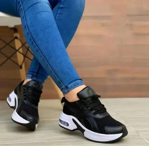 Sapatos (tênis) feminino esportivos de malha respirável, tênis ao ar livre, casuais - Image 9
