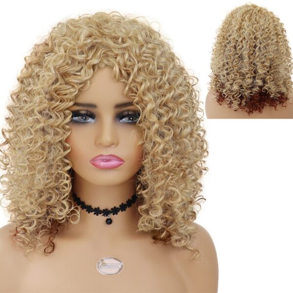 Perucas sintética Afro, GNIMEGIL, cor ruiva, longa, perucas encaracoladas, macia, grossa, onda profunda, cabelo feminino. - Image 6