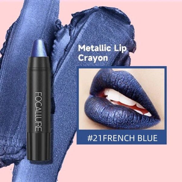 Batom Mate impermeável, Focallure, batom de longa duração, Shimmer Metal, hidratante, maquiagem de lábios, cosméticos, 31 cores - Image 33