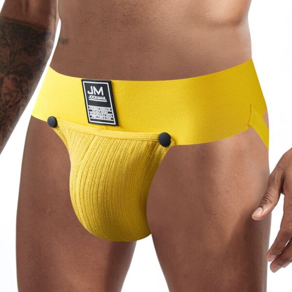 Cuecas masculina LGBTQ Jockstrap, respirável, JOCKMAIL, roupa interior sexy, bolsa de pênis removível, cuecas, tangas, cordas G, gay - Image 2