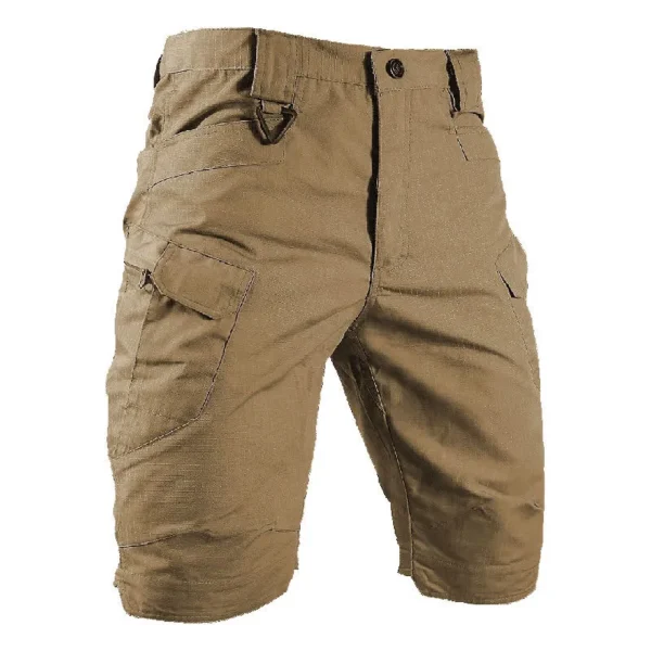 Bermudas masculina de camuflagem, militar tático, multi bolsos, shorts cargo, masculino respirável, secagem rápida, calças curtas de caminhada, verão - Image 12