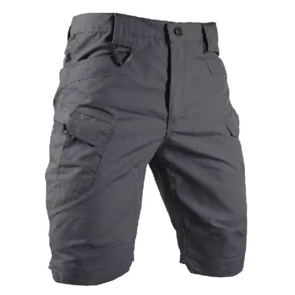 Bermudas masculina de camuflagem, militar tático, multi bolsos, shorts cargo, masculino respirável, secagem rápida, calças curtas de caminhada, verão - Image 8