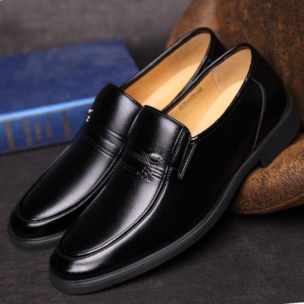 Sapatos masculino Mocassim, De Luxo, Deslizamento Respirável, Preto Plus Size 38-44 - Image 4