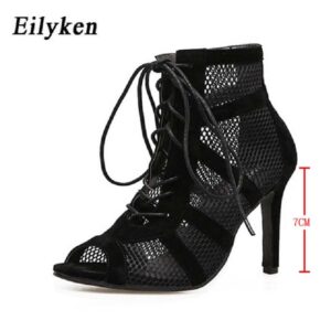 Sapatos/Sandálias feminina, Eilyken, Saltos Finos, Sapatos de Conforto Muito Leve, Alta Qualidade, Moda Sexy, Tamanho 43