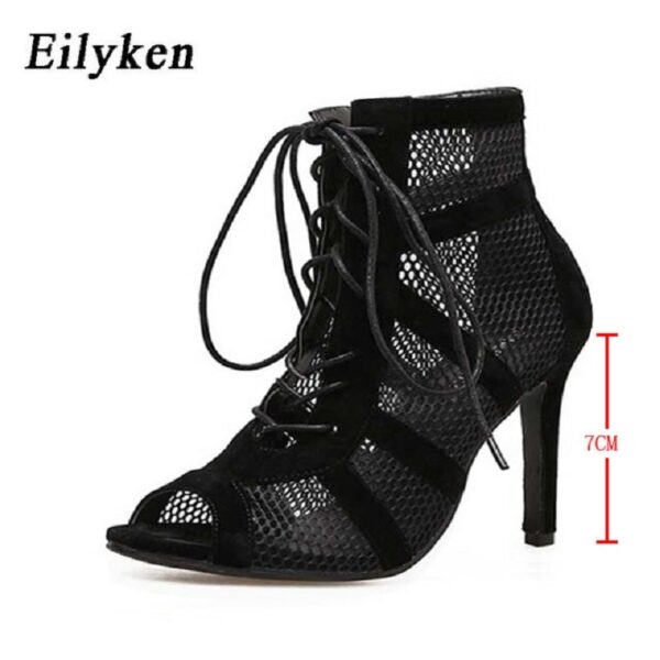 Sapatos/Sandálias feminina, Eilyken, Saltos Finos, Sapatos de Conforto Muito Leve, Alta Qualidade, Moda Sexy, Tamanho 43