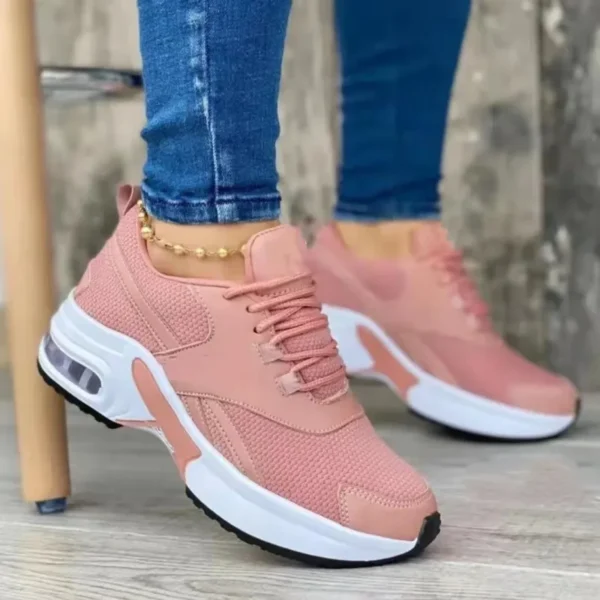 Sapatos (tênis) feminino esportivos de malha respirável, tênis ao ar livre, casuais - Image 4