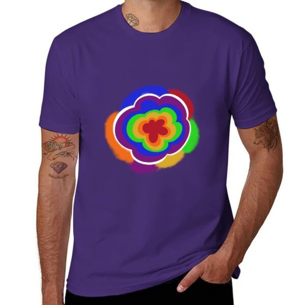 Camisetas masculina LGBTQ manga curta, flor do orgulho, camisas de gato - Image 17