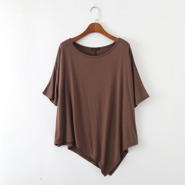 Camisetas feminina grande, CGC-solta, manga curta de taco, blusa Harajuku, moda coreana simples, Y2K, verão, 2023 - Image 4
