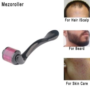 Rolo dermatológico Mezoroller, 540 agulhas, micro agulha para cuidados com a pele, tratamento facial, meso 0,5 0,75 1,0 1,5 2,0 2,5 3,0
