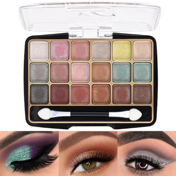 Sombra para olhos, Paleta de maquiagem matte, duradoura, perolada, impermeável - Image 9