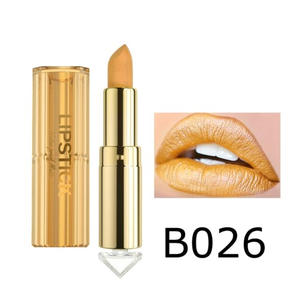 Batom Brilhante Matte, Batom Flip Glitter, Impermeável, Kissproof, Rosa Nu, Laranja, 12 cores, Coréia - Image 10