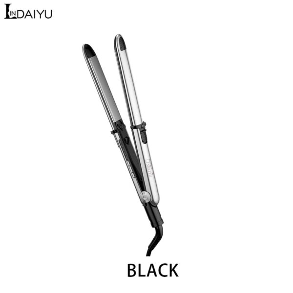 Prancha de cabelo, profissional de Titânio Flat Iron Straightener, Rápido, Elétrico Endireitamento Curls, Styling Tool, LDY 465F, 110-240V - Image 9