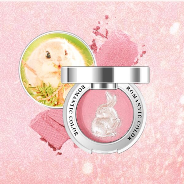Pó Blush Mineral Pigmento, Paleta De Péssego, Face Blush, Creme Brilhante Blush, Sombra Vermelha - Image 3