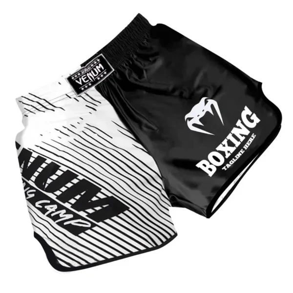 Shorts de boxe tailandeses, unissex, roupas de treinamento para mma, secagem rápida, fitness, treinamento - Image 3