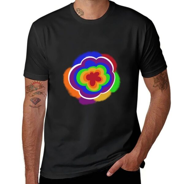 Camisetas masculina LGBTQ manga curta, flor do orgulho, camisas de gato - Image 6