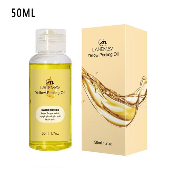Óleo Amarelo Peeling Oil Branqueamento, esfoliante Dark Skin Spots Remover Dead Skin Lighten Melanin Scrub Hidratação Body Skin Care - Image 5
